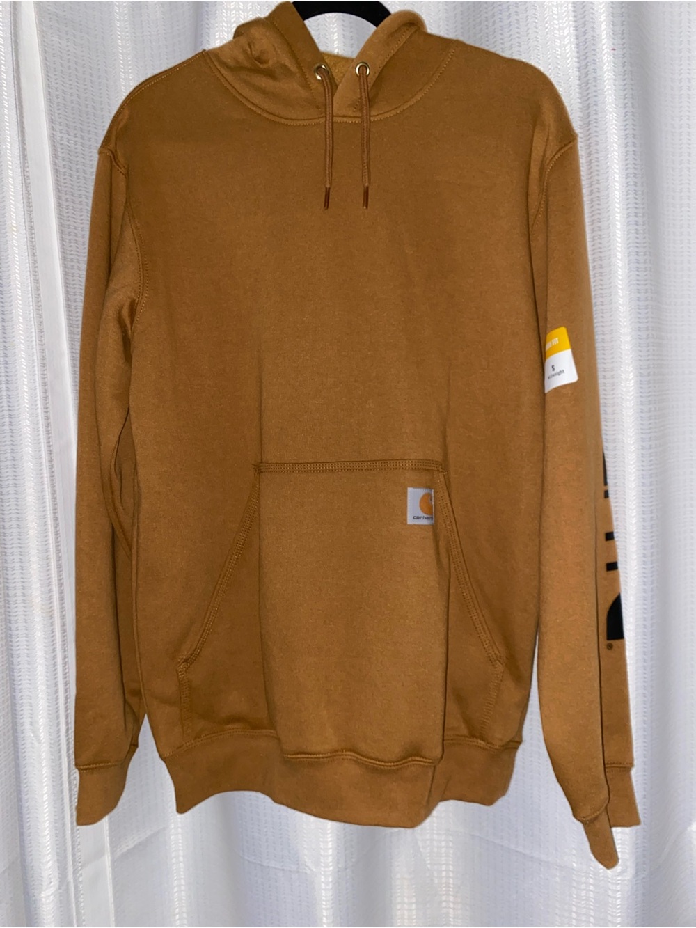 Carhartt Men’s Brown Hooded Pullover Sweatshirt new small